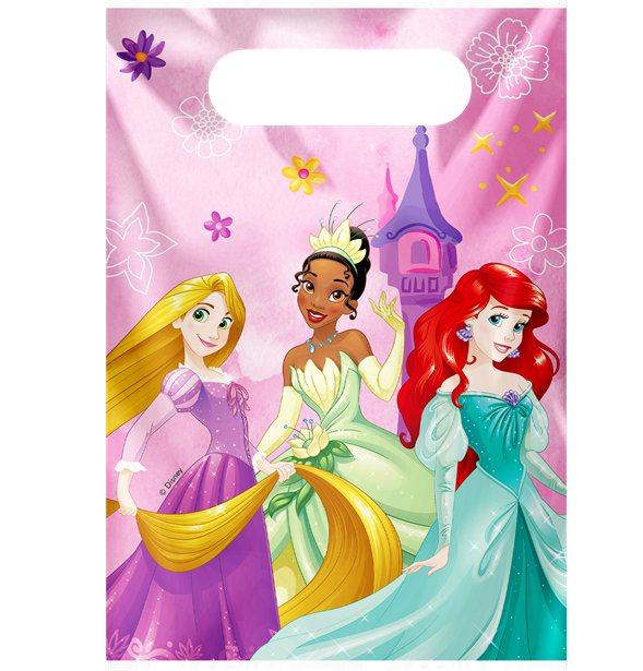 Disney Princess Live Your Story Plastic Loot Bags (6pk)