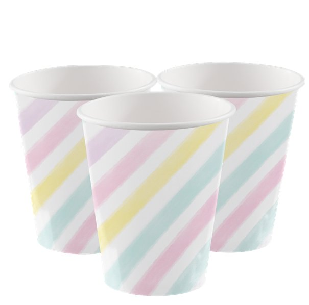 Unicorn Sparkle Paper Cups – 256ml (8pk)