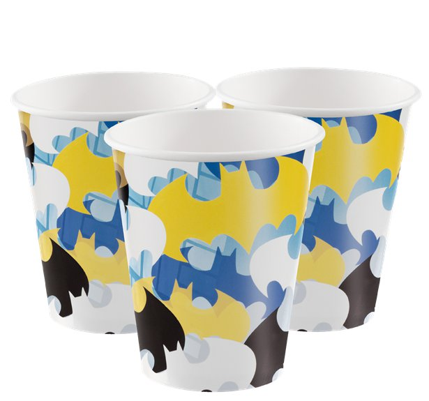 Batman Paper Party Cups – 266ml (8pk)