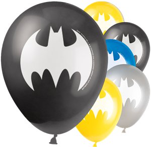 Batman Latex Balloons – 12″ (8pk)