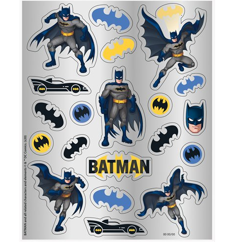 Batman Stickers Pack contains 80 stickers (4pk)