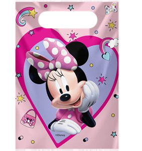 Minnie Mouse Junior Plastic Loot Bags (6pk)