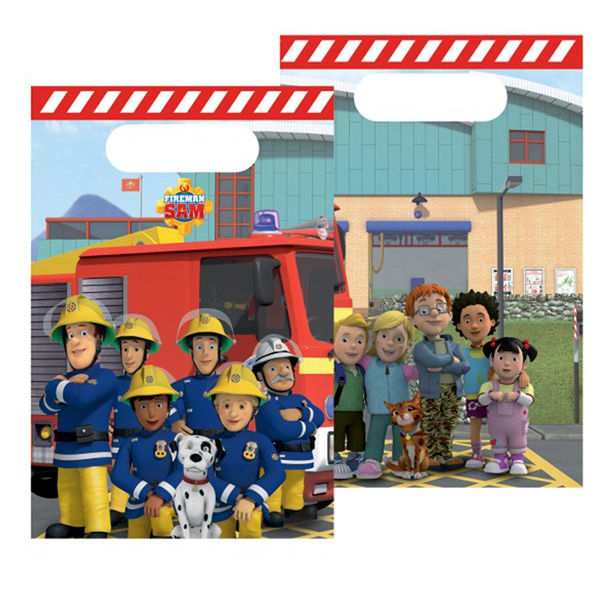 Fireman Sam Paper Party Loot Bags (8pk)