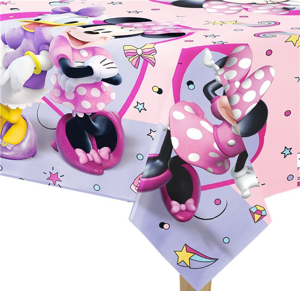 Minnie Mouse Junior Plastic Tablecover – 1.8m x 1.2m (each)