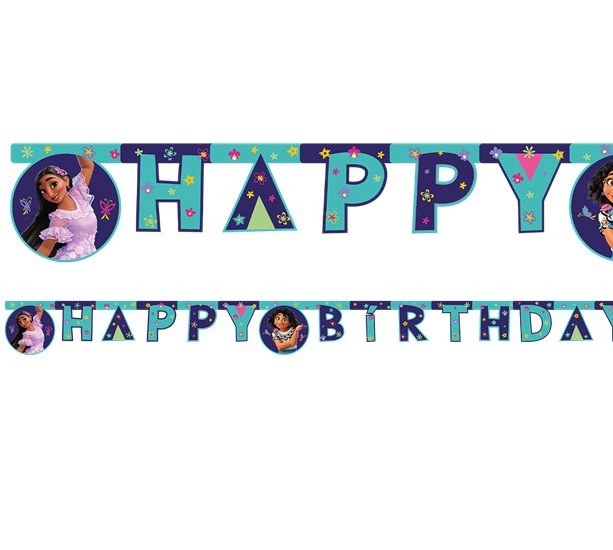 Encanto Paper Happy Birthday Banner – 2m each